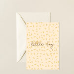 ČESTITKA KREM LITTLE BOY