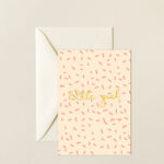 ČESTITKA HELLO BABY ROZE