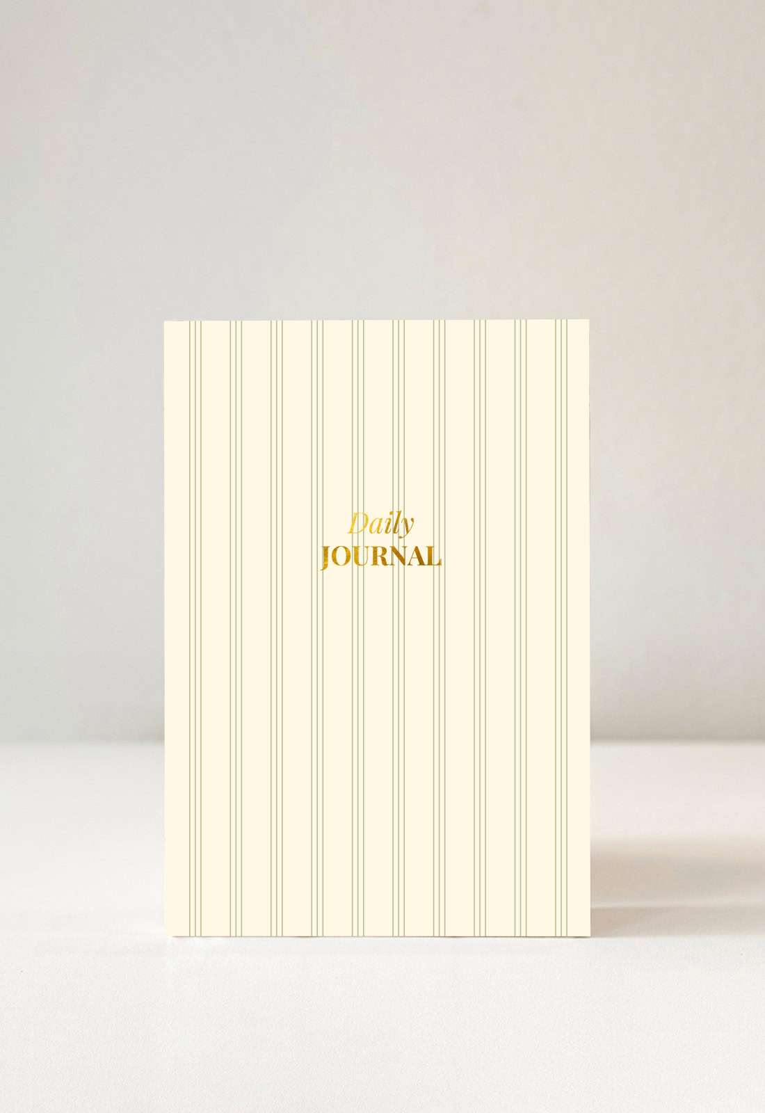 sveska krem zelenim retro linijama SVESKA ZELENE LINIJE - Image 1