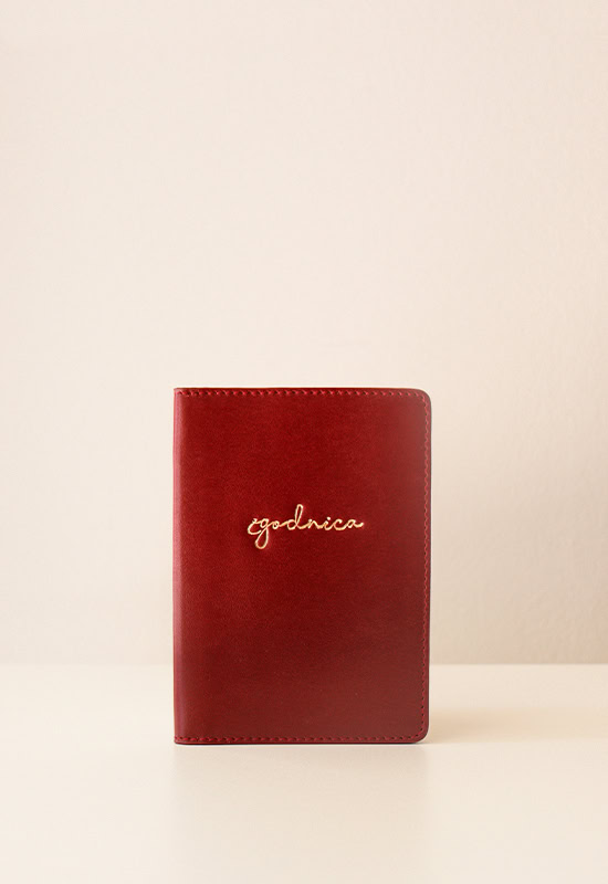 Futrola za pasos bordo zgodnica FUTROLA ZA PASOŠ BORDO - ZGODNICA - Image 1